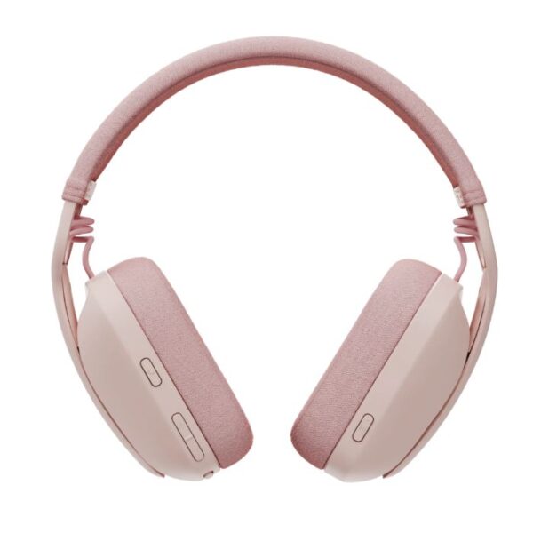 Logitech Zone Vibe 100 Rose — Auriculares Wireless ligeros, Bluetooth - Imagen 3