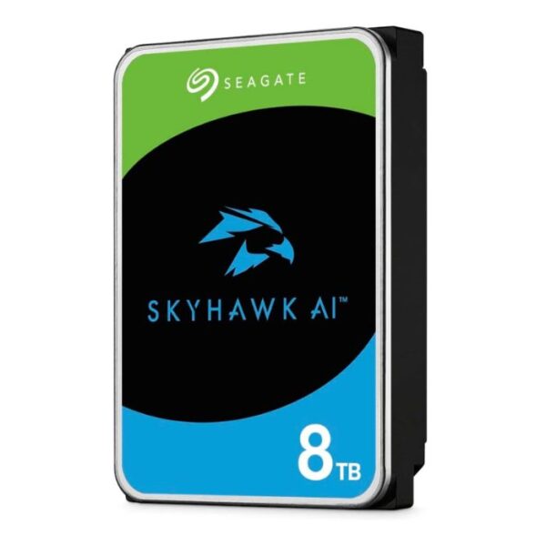Seagate Skyhawk AI 8TB, 7200RPM, 3,5 in, SATA III, 6 Gbit/s, 256MB Caché