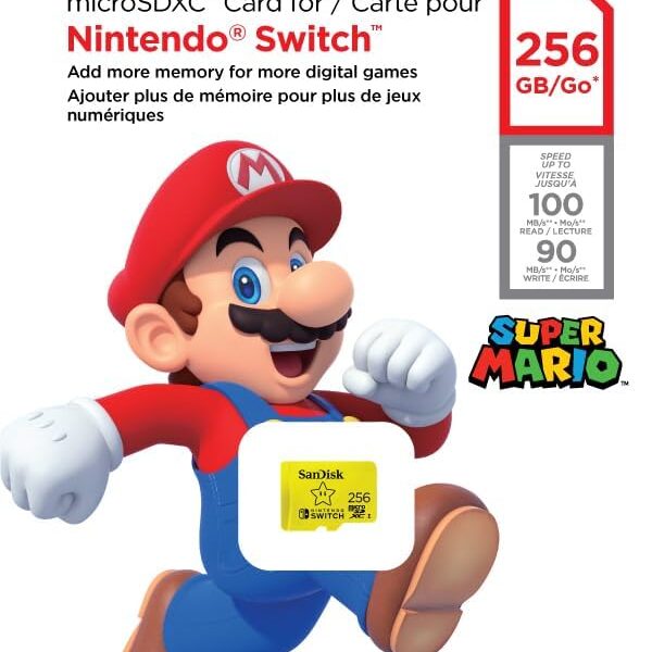 SanDisk 256GB microSDXC Card Nintendo Switch — Con licencia de Nintendo® - Imagen 3