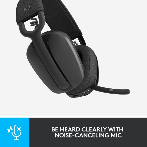 Logitech Zone Vibe 100 Graphite — Auriculares Wireless ligeros, Bluetooth - Imagen 4