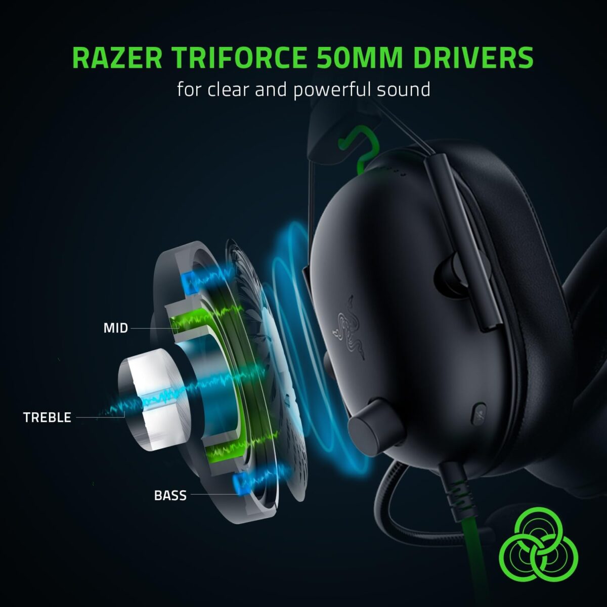 Razer BlackShark V2 X USB — Audífonos con cable, Surround Sound 7.1, conexión USB, negro - Imagen 6
