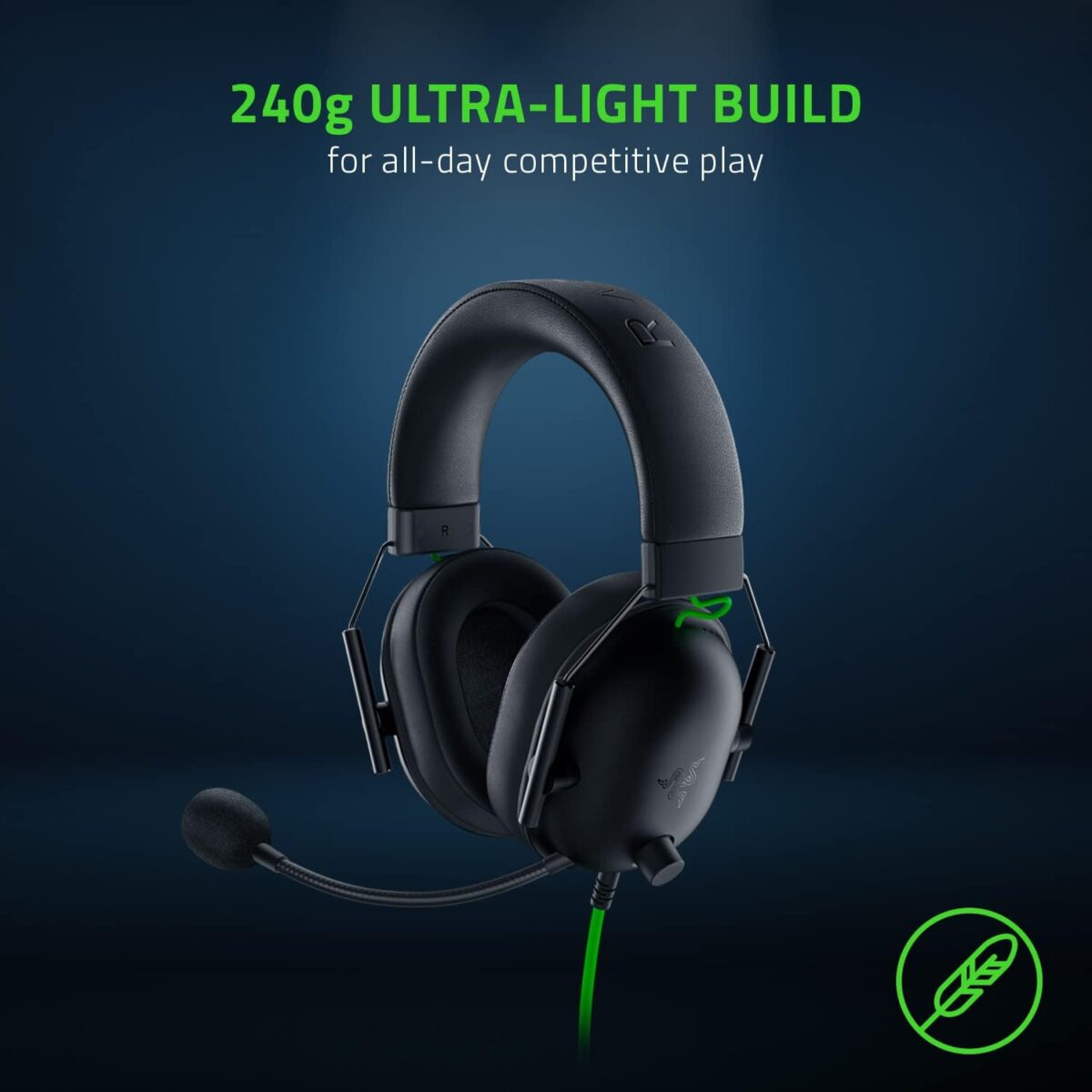 Razer BlackShark V2 X USB — Audífonos con cable, Surround Sound 7.1, conexión USB, negro - Imagen 4