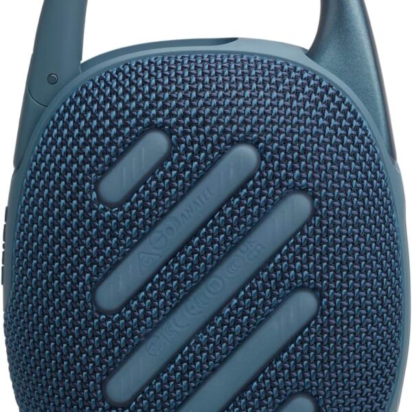 JBL Clip 5 Blue — Altavoz Bluetooth 5,3, Portátil, Acuático, IP67, Extra—Bass - Imagen 7