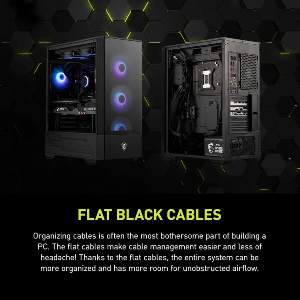 MSI MAG A750GL 80 Plus Gold 750W — Fuente de poder, modular, PCIE5 - Imagen 5