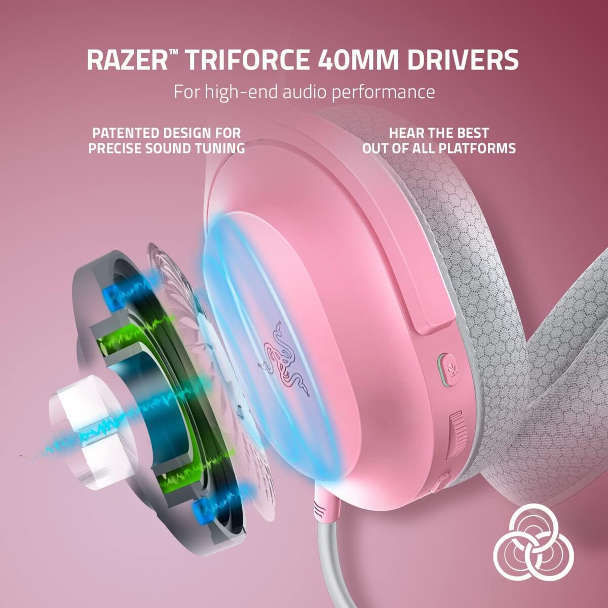 71vNUxkfFSL._AC_SL1500_ Razer Barracuda X Quartz Pink — Audífonos inalámbricos, multiplataforma, 2.4GHz Wireless, Bluetooth, micrófono extraíble, rosa - Imagen 4