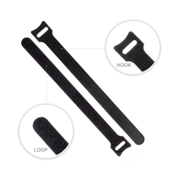 Correas reutilizables para gestión de cables