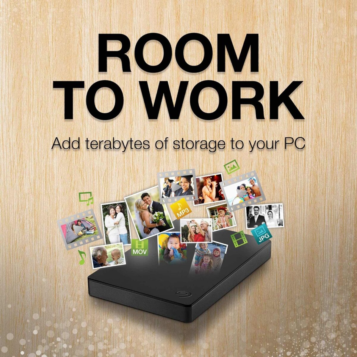 Seagate Portable Drive 2TB — Disco Duro Externo, 2.5", USB 3.0, Negro - Imagen 4