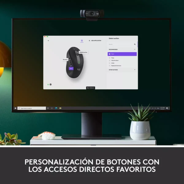 Logitech Signature M650 Graphite — Mouse Inalámbrico, Bluetooth, para manos pequeñas - Imagen 5