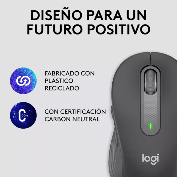 Logitech Signature M650 Graphite — Mouse Inalámbrico, Bluetooth, para manos pequeñas - Imagen 8