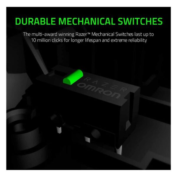 Razer DeathAdder Essential White — Mouse con cable, diestros, 6.400 DPI, blanco - Imagen 5