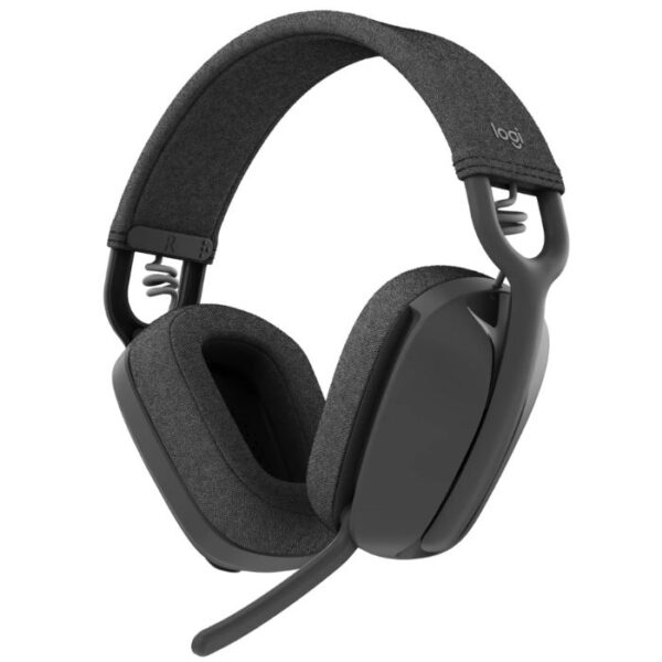 Logitech Zone Vibe 100 Graphite — Auriculares Wireless ligeros, Bluetooth