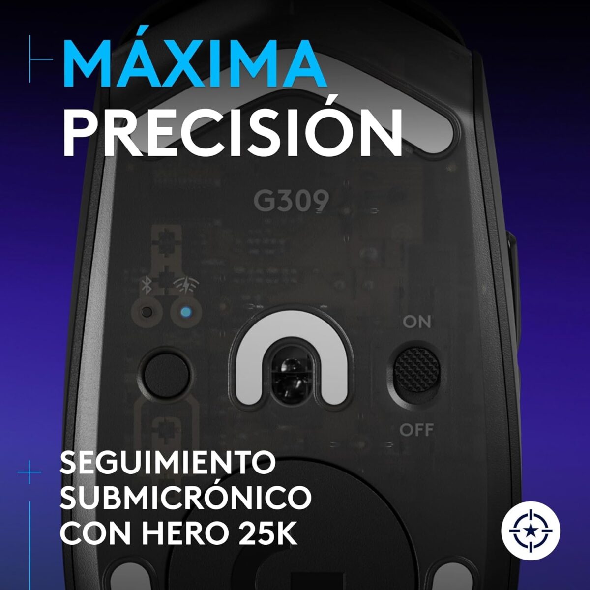 711Oxr7rNOL._AC_SL1500_ Logitech G309 Black LIGHTSPEED — Mouse inalámbrico, Bluetooth, negro - Imagen 6