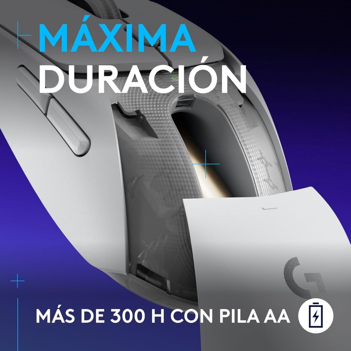 712TrwXXFbL._AC_SL1500_ Logitech G309 White LIGHTSPEED — Mouse inalámbrico, Bluetooth, blanco - Imagen 5