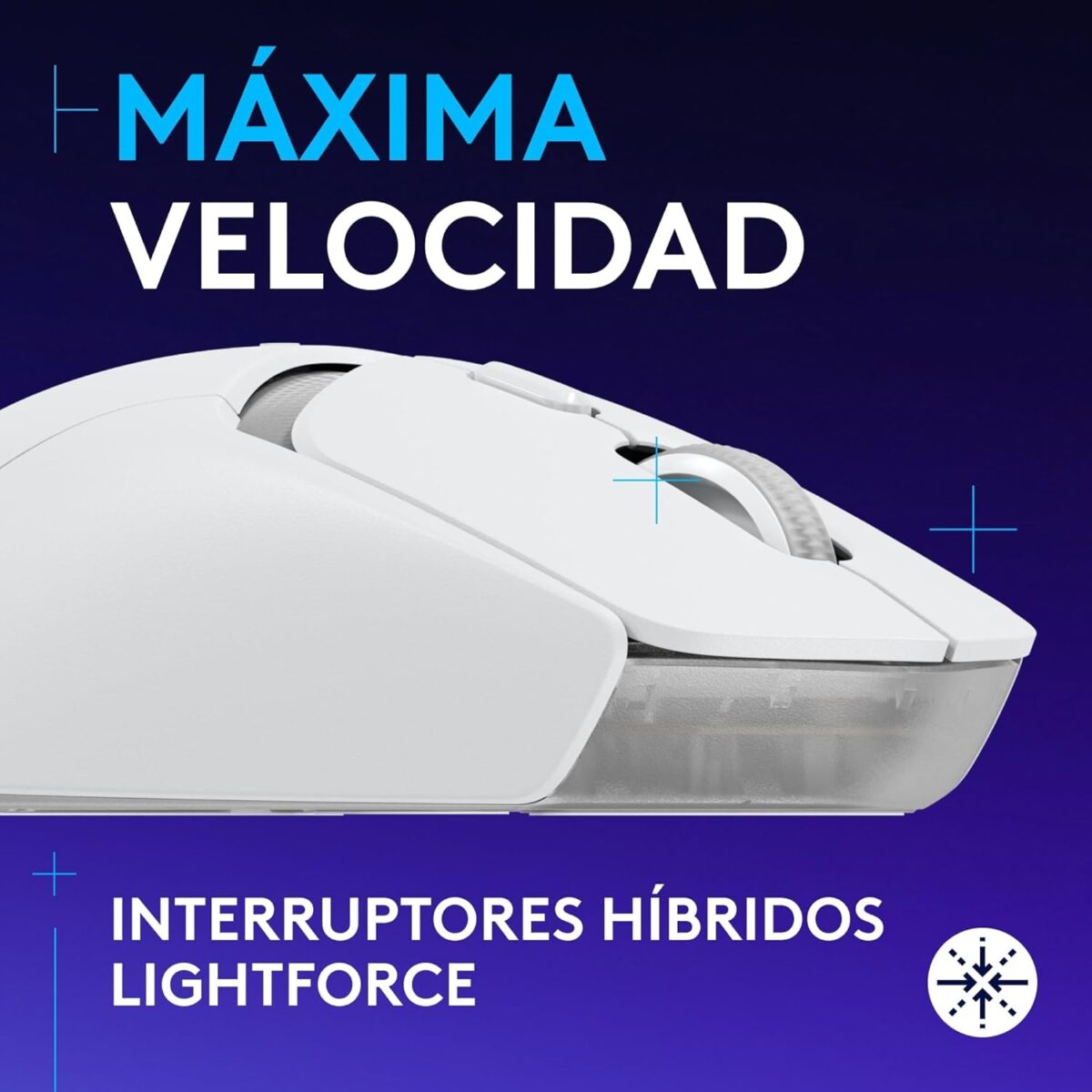71diw0ywPoL._AC_SL1500_ Logitech G309 White LIGHTSPEED — Mouse inalámbrico, Bluetooth, blanco - Imagen 8