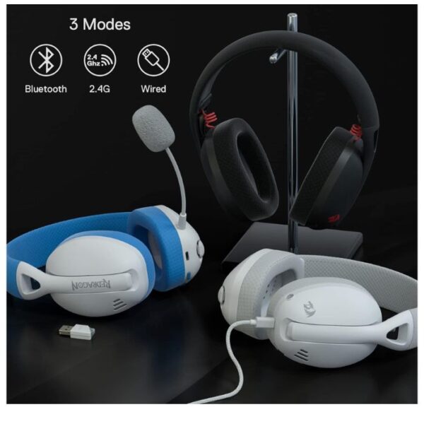Redragon Ire Pro H848 White — Audífono inalámbrico, bluetooth - Imagen 4