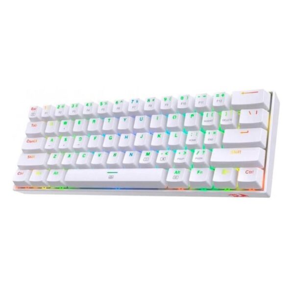 Redragon Dragonborn K630 RGB Teclado mecánico, con cable, 60%, Blanco, Español - Imagen 3