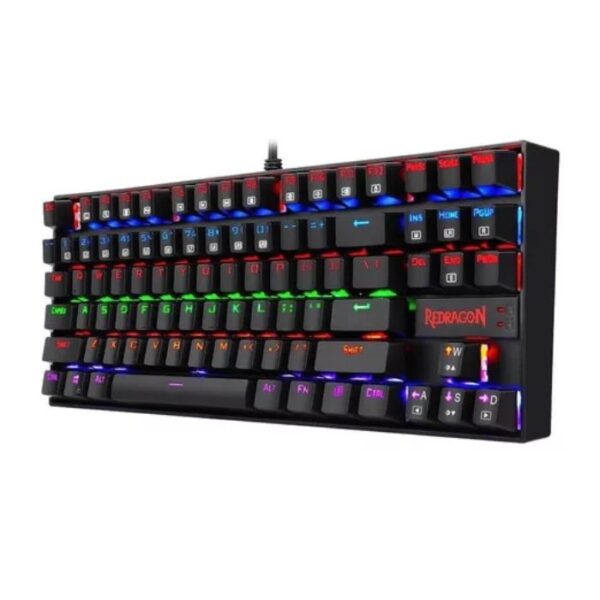 Redragon Kumara K552 Black — Teclado mecánico, con cable, Rainbow, negro, español - Imagen 4