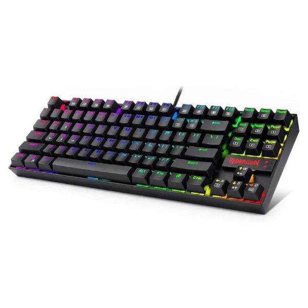 Redragon Kumara K552 RGB Black — Teclado mecánico, con cable, RGB, negro, español - Imagen 3