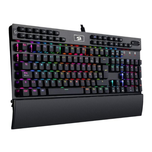 Redragon Yama K550 Black — Teclado mecánico, con cable, RGB, USB, español - Imagen 9