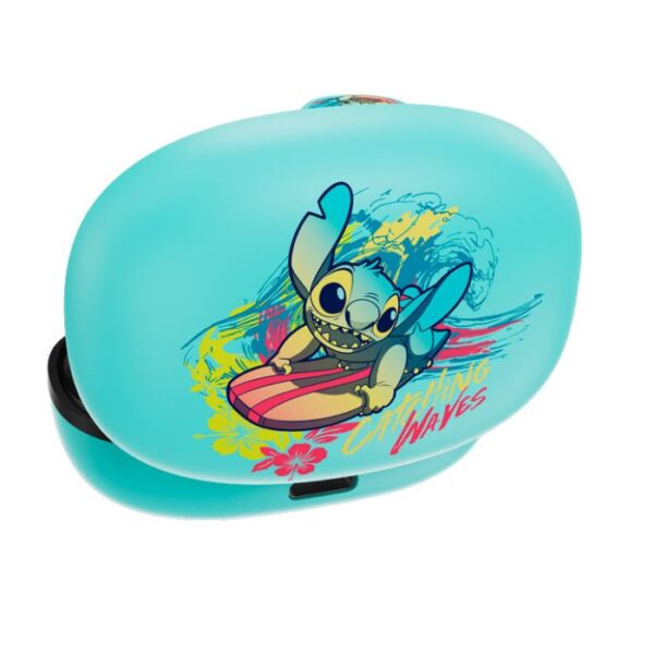 Xtech Disney Earbuds Edición Stitch — Audífonos inalámbricos (TWS) con estuche de carga portátil, azul - Imagen 4