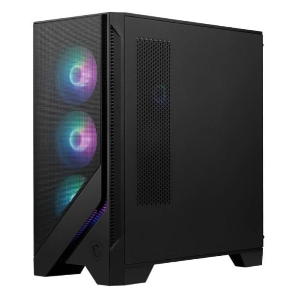 MSI MAG Forge 320R Airflow Black Mid Tower Case —  4 Fan 120mm - Imagen 2