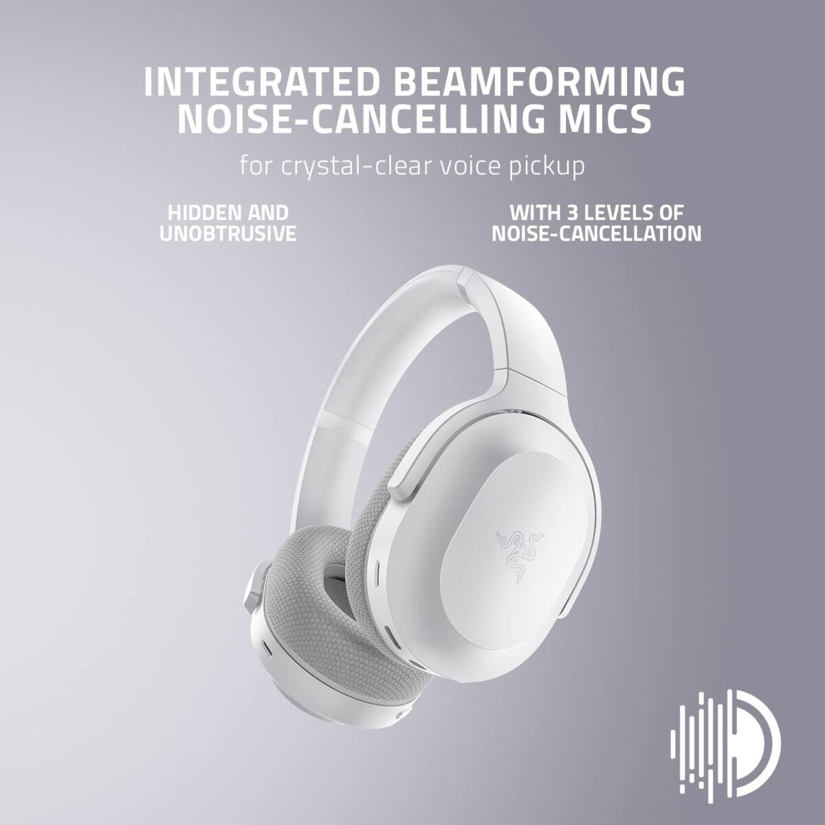 61S-tCsy5sL._AC_SL1500_ Razer Barracuda White — Audífonos inalámbricos, 2.4GHz + Bluetooth, multiplataforma, cancelación activa de ruido, mejor calidad de sonido, blanco - Imagen 4