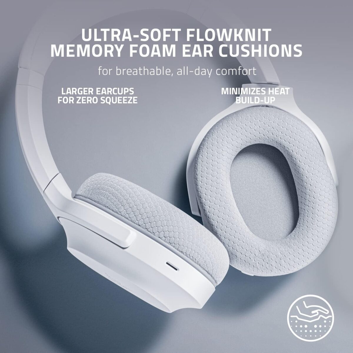 71vvTMdOMrL._AC_SL1500_ Razer Barracuda White — Audífonos inalámbricos, 2.4GHz + Bluetooth, multiplataforma, cancelación activa de ruido, mejor calidad de sonido, blanco - Imagen 3