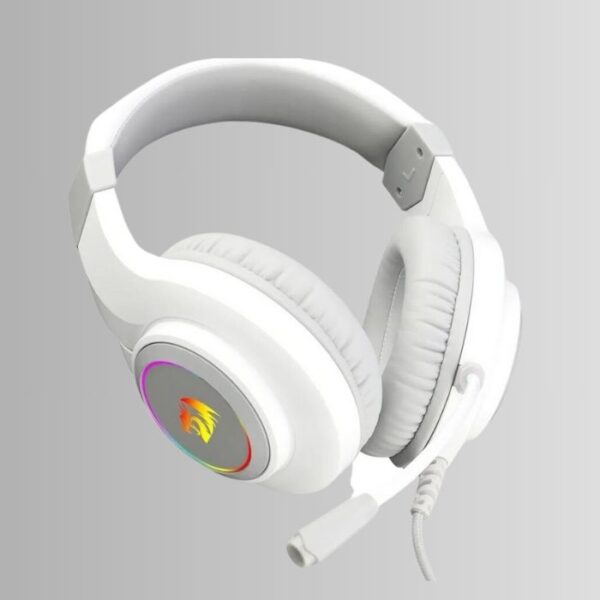 Redragon Hylas H260 White — Audífono con cable, conexión 3.5mm y USB, color blanco - Imagen 2