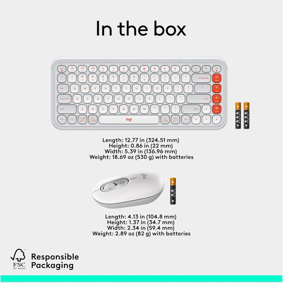 710p-ERlMrL._AC_SL1500_ Logitech Pop Icon Combo Blanco y Naranja — Teclado y mouse inalámbrico, Bluetooth, español - Imagen 7