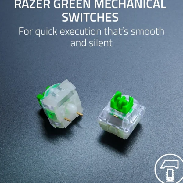Razer BlackWidow V4 X Minecraft Edition — Teclado mecánico, 6 Macro Keys, cableado, green switch - Imagen 6