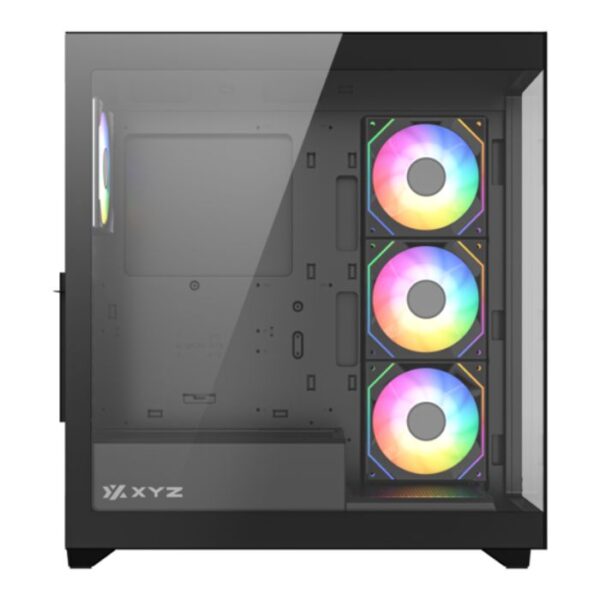 XYZ Titanium View — Caja ATX, 4 Fans ARGB, controlador - Imagen 3