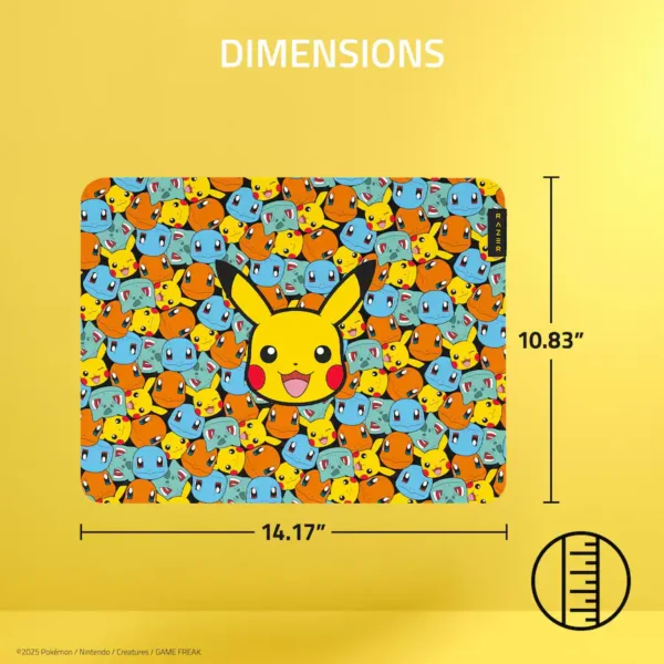 Razer Gigantus V2 M Pokemon Edition — Mousepad 36 x 27.5 cm - Imagen 3