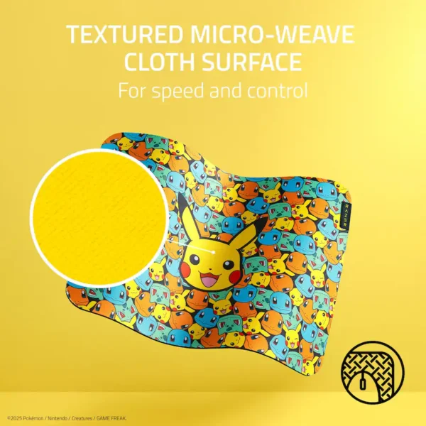 Razer Gigantus V2 M Pokemon Edition — Mousepad 36 x 27.5 cm - Imagen 6