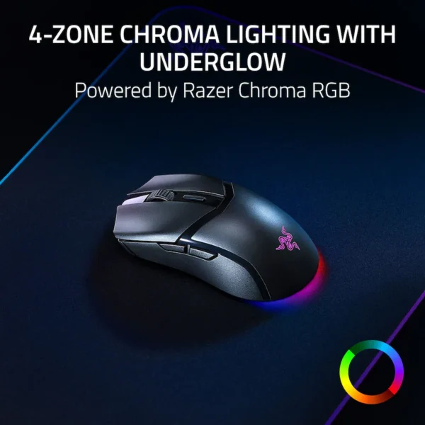 Razer Cobra HyperSpeed — Mouse inalámbrico, 26K DPI, Chroma RGB Backlighting - Imagen 2