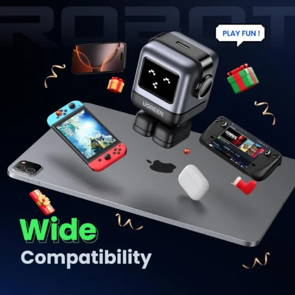 UGREEN Uno 30W Black — Cargador de carga rápida GaN, 1 puerto USB-C, negro - Imagen 2