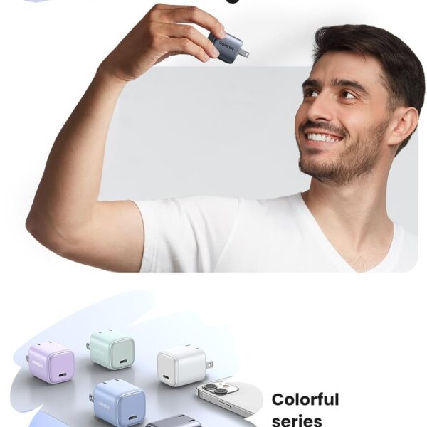 UGREEN Nexode 30W CD319 —  Cargador de pared, carga rápida, gris | 90901 - Imagen 3