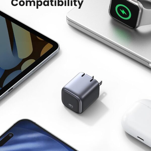 UGREEN Nexode 30W CD319 —  Cargador de pared, carga rápida, gris | 90901 - Imagen 2