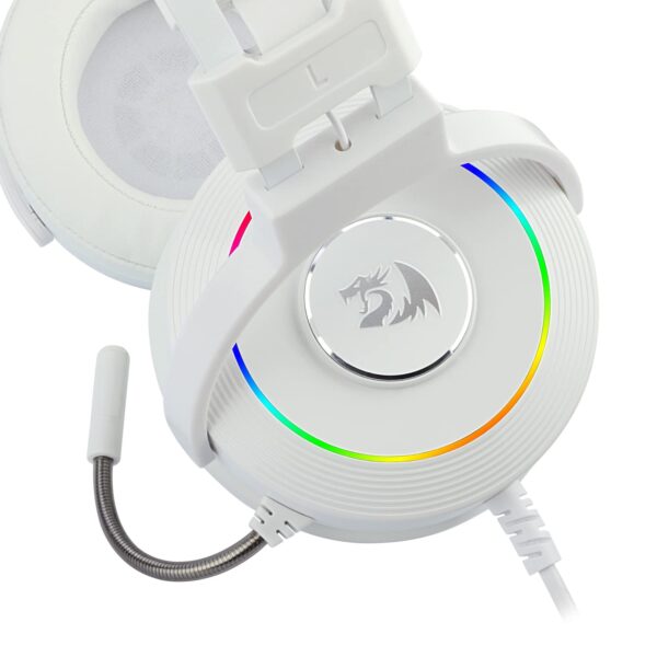 Redragon Lamia 2 H320W White — Audífono USB, incluye soporte - Imagen 4