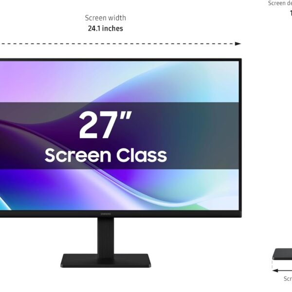 Samsung Essential S3 S32GF — 27″, Full HD, 120Hz, IPS, Monitor plano - Imagen 5