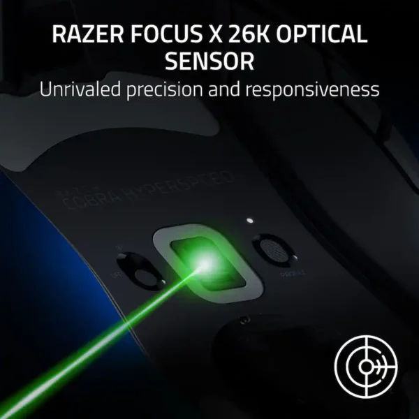 Razer Cobra HyperSpeed — Mouse inalámbrico, 26K DPI, Chroma RGB Backlighting - Imagen 6