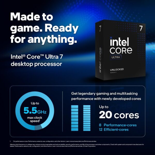 Intel Core Ultra 7 265K — 20 núcleos, 20 hilos, LGA1851, 30MB Caché - Imagen 3