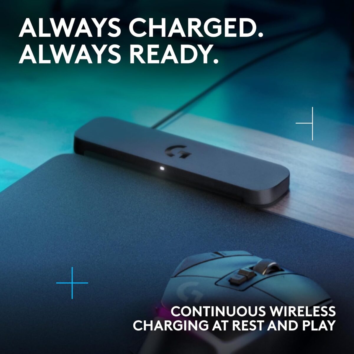 Logitech G POWERPLAY 2 — Mousepad con Sistema inalámbrico de carga, 34 x 28 cm - Imagen 8