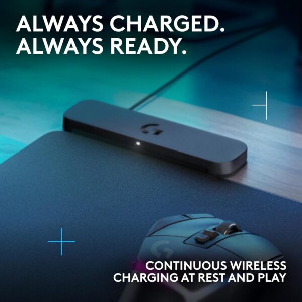 Logitech G POWERPLAY 2 — Mousepad con Sistema inalámbrico de carga, 34 x 28 cm - Imagen 8