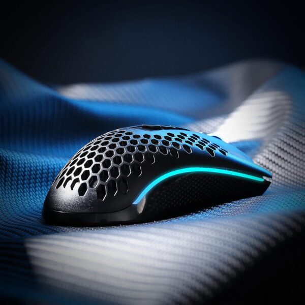 Redragon Storm Pro M808 Black — Mouse inalámbrico, RGB, color negro - Imagen 3