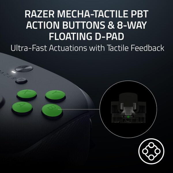 Razer Wolverine V3 Pro 8K PC — Control inalámbrico, 8000 Hz Polling Rate, TMR Thumbsticks w/Swappable Caps - Imagen 5