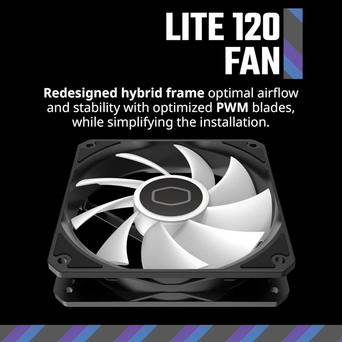 Cooler Master MasterFan MF120 Lite — Fan 120mm, aRGB, PWM 1750 RPM - Imagen 10