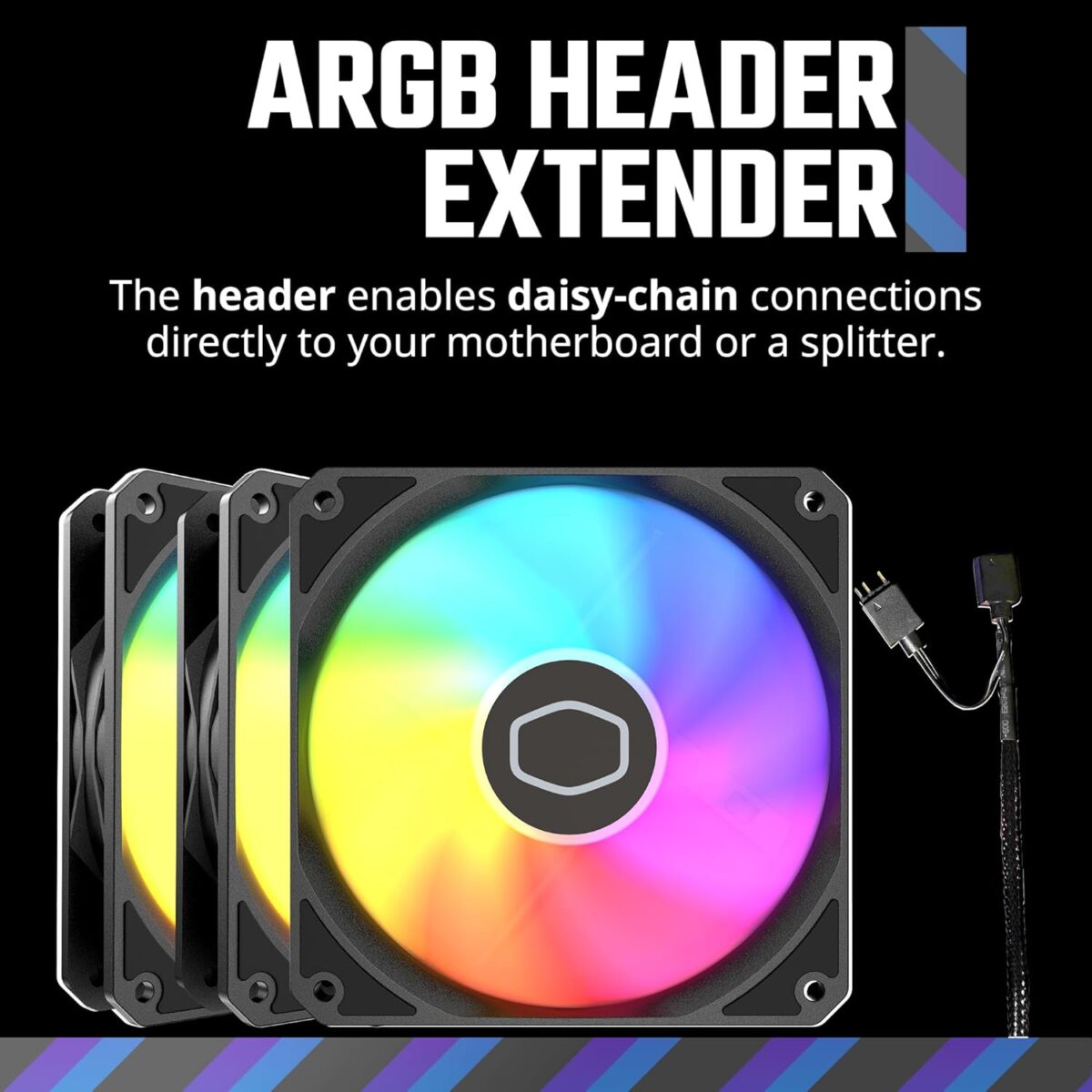 Cooler Master MasterFan MF120 Lite — Fan 120mm, aRGB, PWM 1750 RPM - Imagen 4