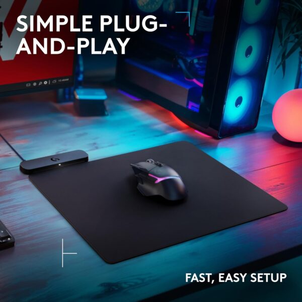Logitech G POWERPLAY 2 — Mousepad con Sistema inalámbrico de carga, 34 x 28 cm - Imagen 7
