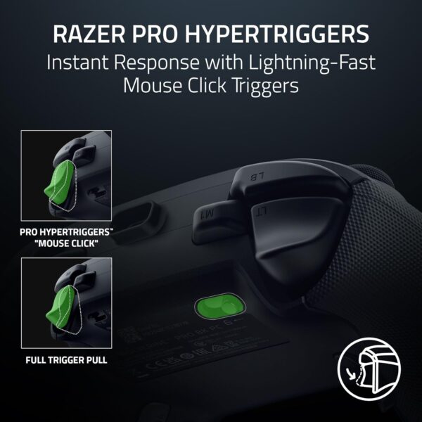 Razer Wolverine V3 Pro 8K PC — Control inalámbrico, 8000 Hz Polling Rate, TMR Thumbsticks w/Swappable Caps - Imagen 6