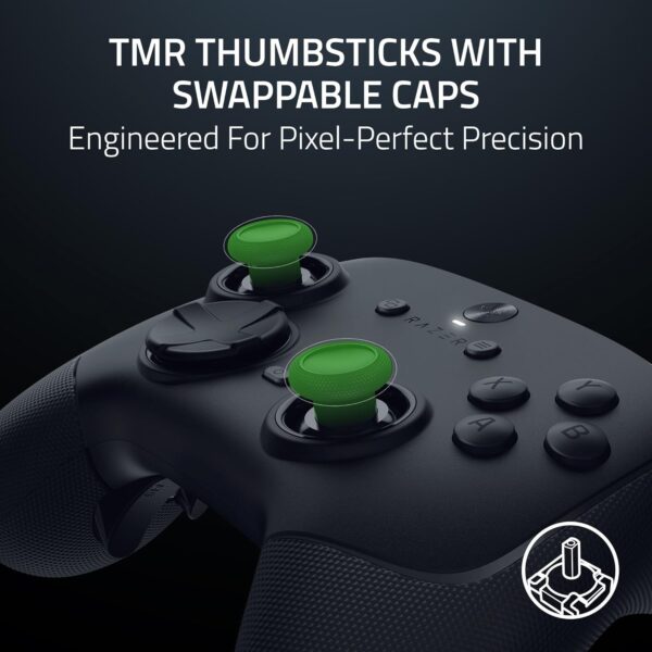 Razer Wolverine V3 Pro 8K PC — Control inalámbrico, 8000 Hz Polling Rate, TMR Thumbsticks w/Swappable Caps - Imagen 4